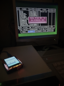 Atari Commander 7.0 - copying files between real disk drive and ART image